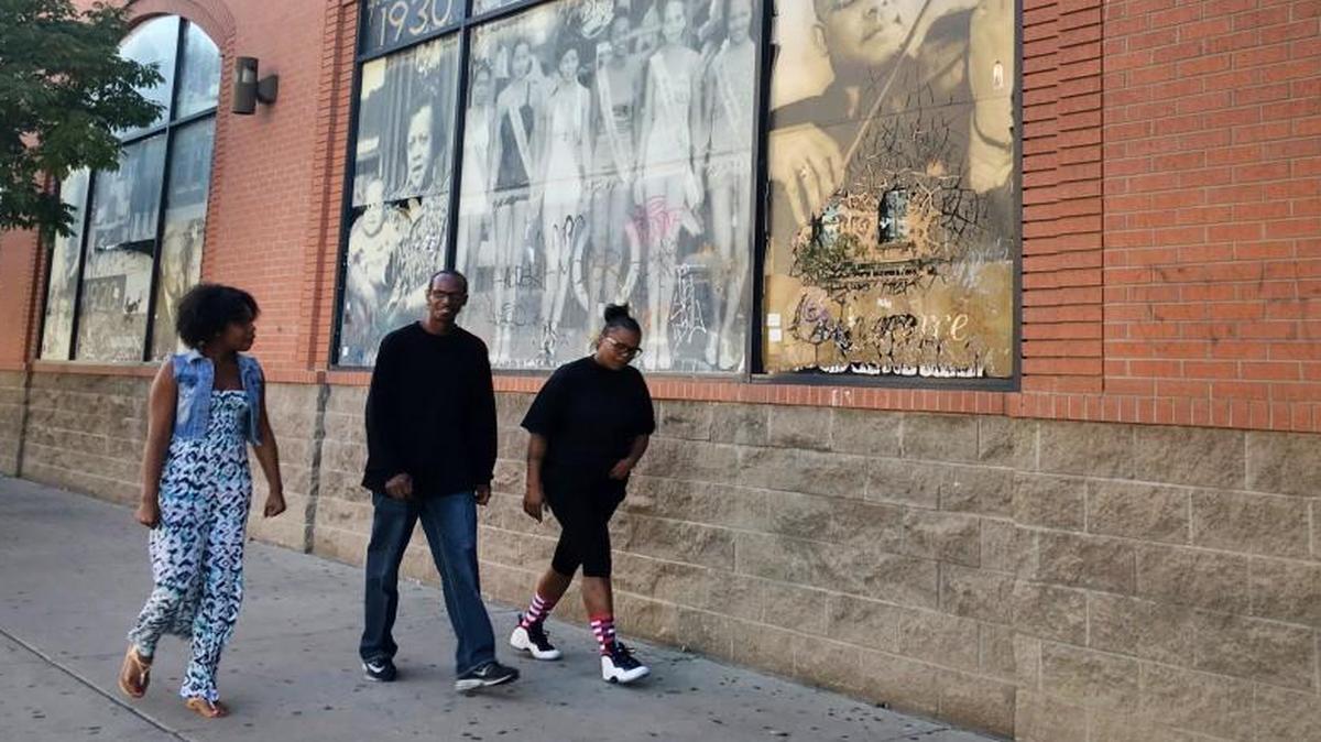 Historic photographs celebrate the heritage of Denver’s Five Points neighbhorhood, once known as “The Harlem of West.” The historic black neighborhood is facing gentrification with new breweries and coffee shops near buildings that once housed jazz clubs and consequential black-owned businesses.