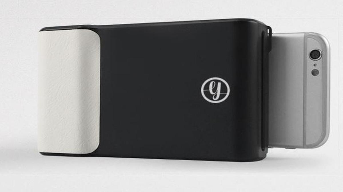 This phone case instantly prints out photos — Polaroid style — without using any ink.