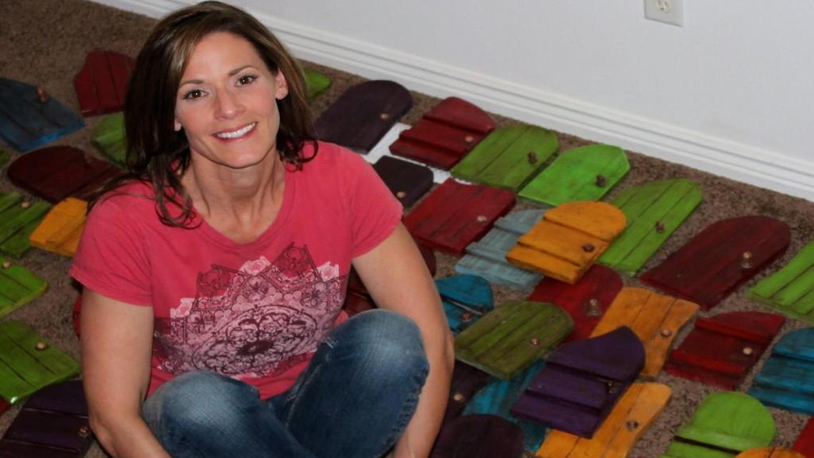 Robyn Frampton, a single mother of two teenage boys, was revealed as the maker of the gnome homes along Overland Park’s Tomahawk Creek Trail in the 2015 documentary “The Gnomist.”