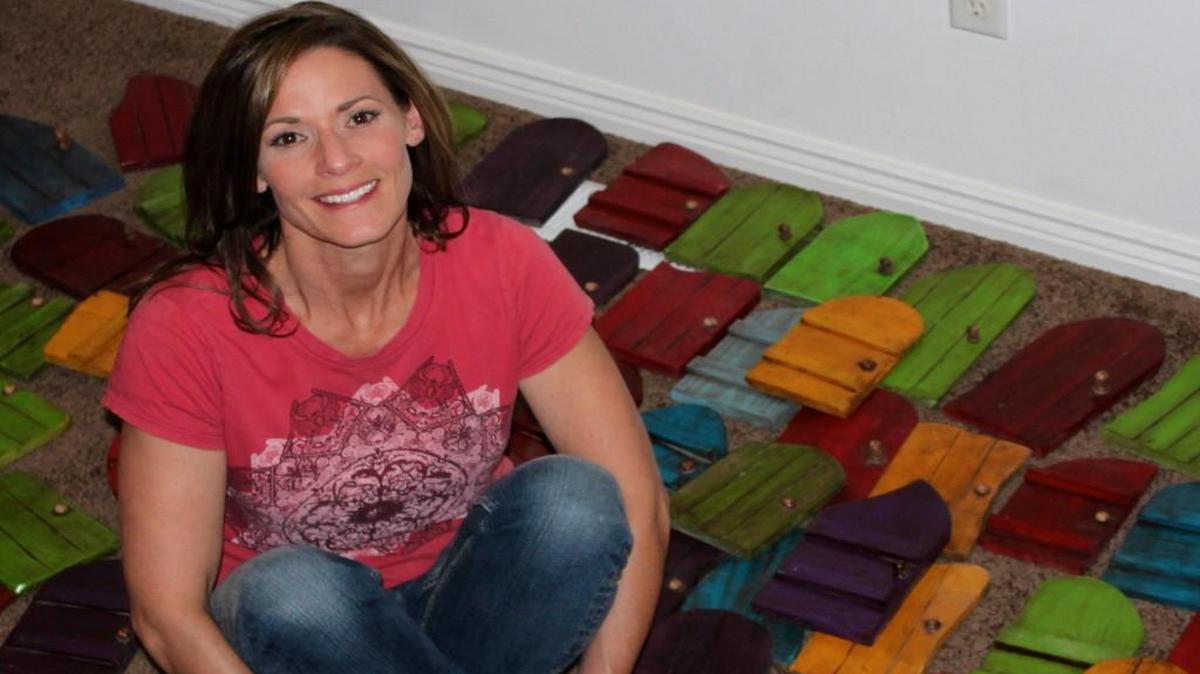 Robyn Frampton, a single mother of two teenage boys, was revealed as the maker of the gnome homes along Overland Park’s Tomahawk Creek Trail in the 2015 documentary “The Gnomist.”