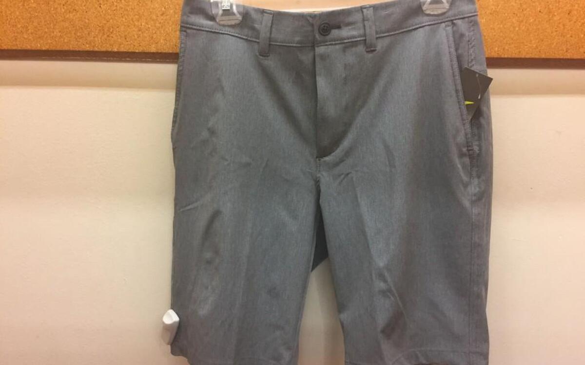 Shorts can be comfortable without a drawstring or baggy cargo pockets.