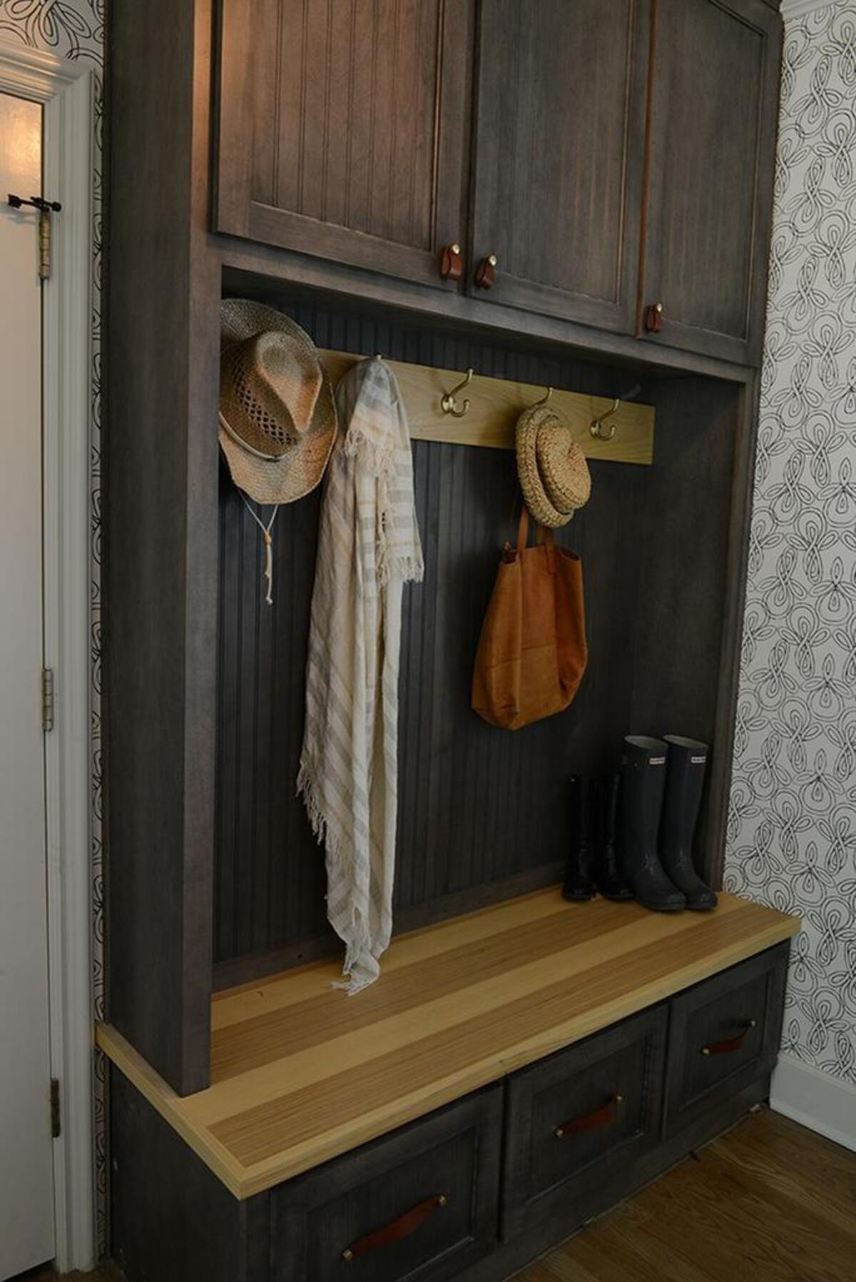 Tamara Day, host of DIY Network’s “Bargain Mansions” added a mud room to the Leawood home.