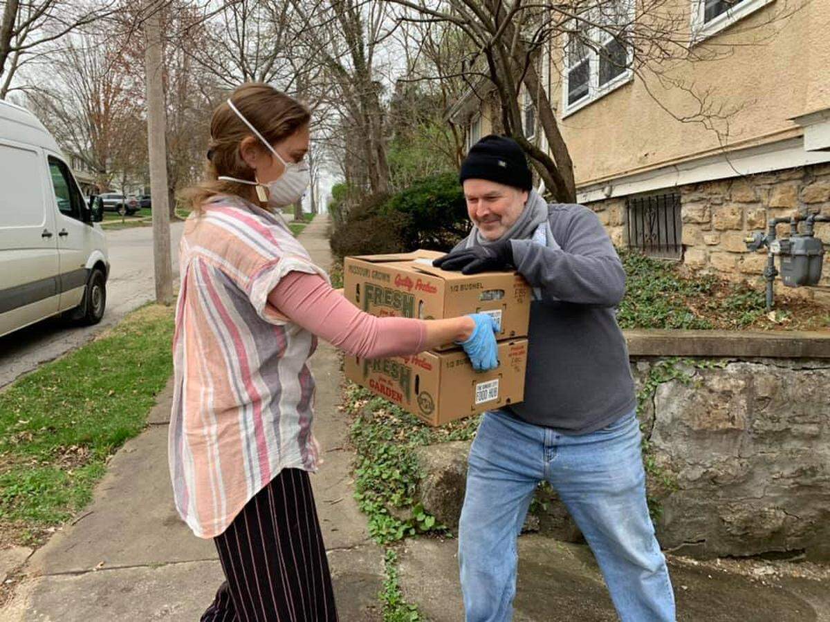 A delivery from the Kansas City Food Hub