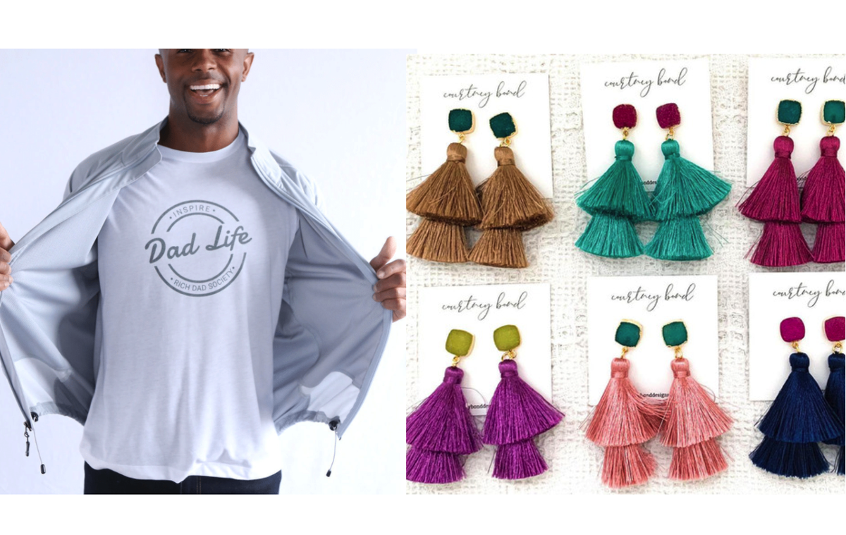 Apparel and Jewelry items available on Shop Local KC