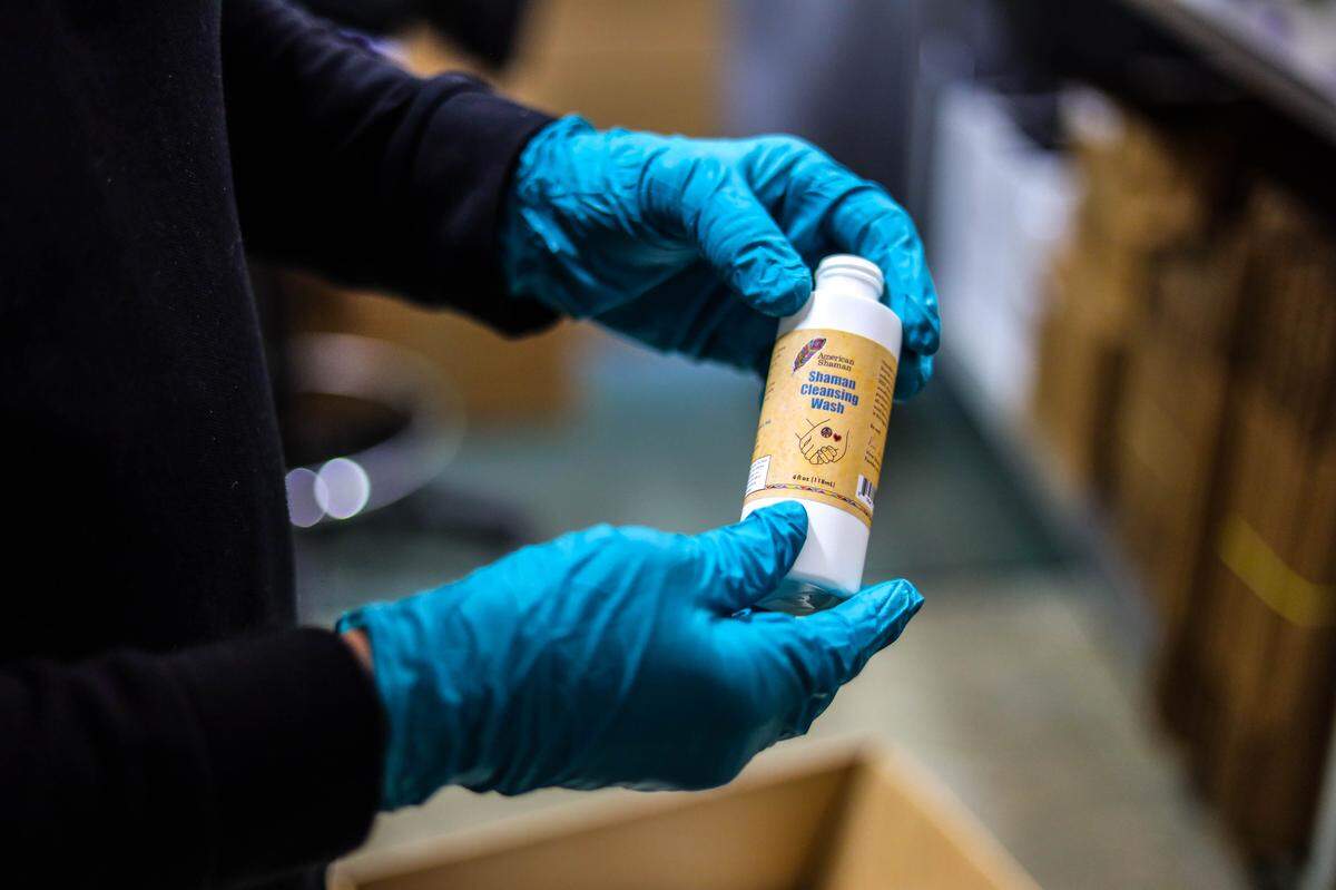 CBD American Shaman adapted their production facility to make hand sanitizer to give to first responders, to help in the fight against Covid-19.