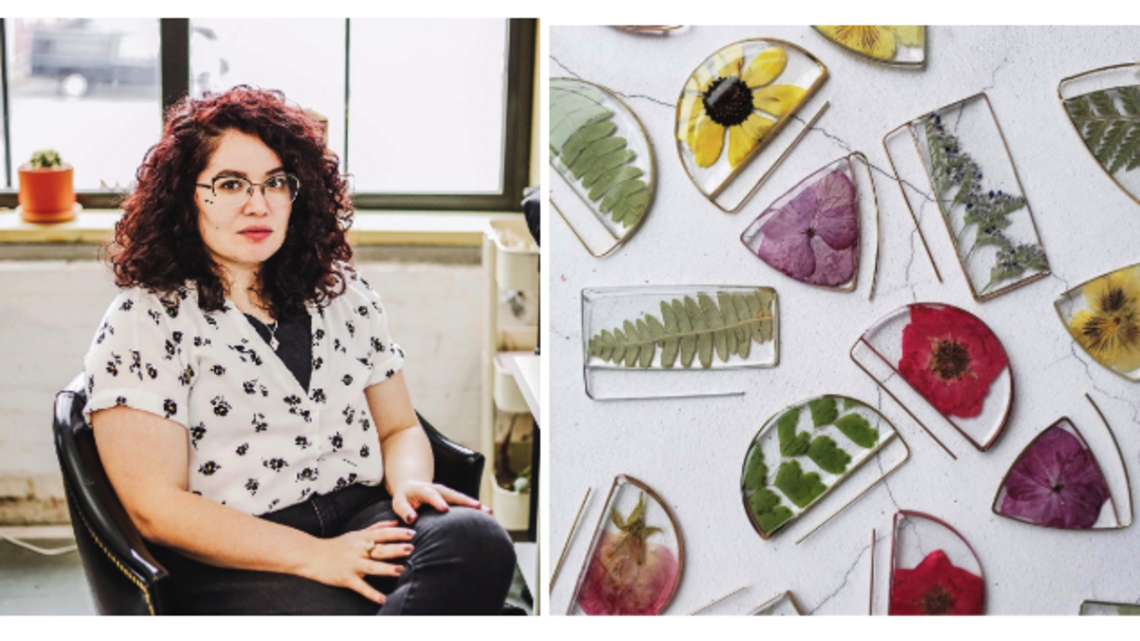 Maker City KC newsletter: Wanda Wolmar encapsulates natural beauty, turning flora and fauna into preserved jewelry