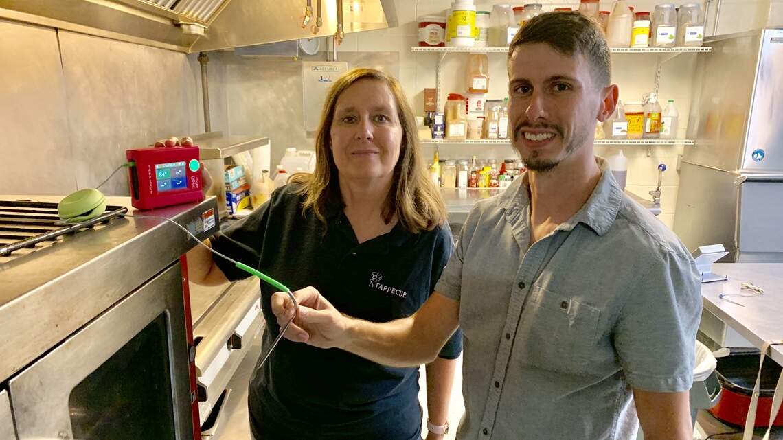 Tappecue, a smart meat thermometer, helps home cooks smoke like KC’s top barbecue pros