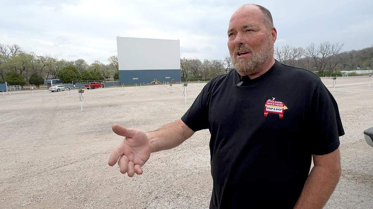 Boulevard Drive-In manager Brian Neal was instrumental in converting the theater to digital. In 2011, the Boulevard became the first American drive-in to convert to 4K video. Luckily, Brian’s a digital wizard who works his magic inside the booth. He’s even digitized those classic animations that have been sending people to the concession stand for decades.