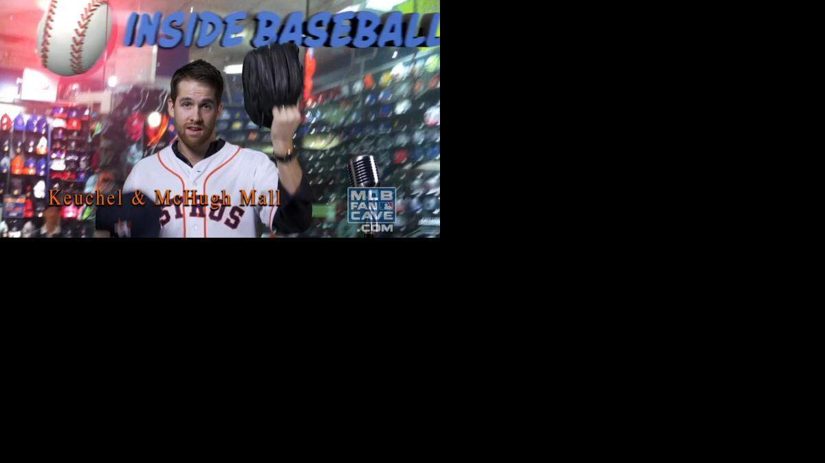 
Houston Astros pitcher Collin McHugh sings “Mitts and hats and mitts and hats” in a parody of St. Joseph East Hills Shopping Center’s back-to-school commercial.
