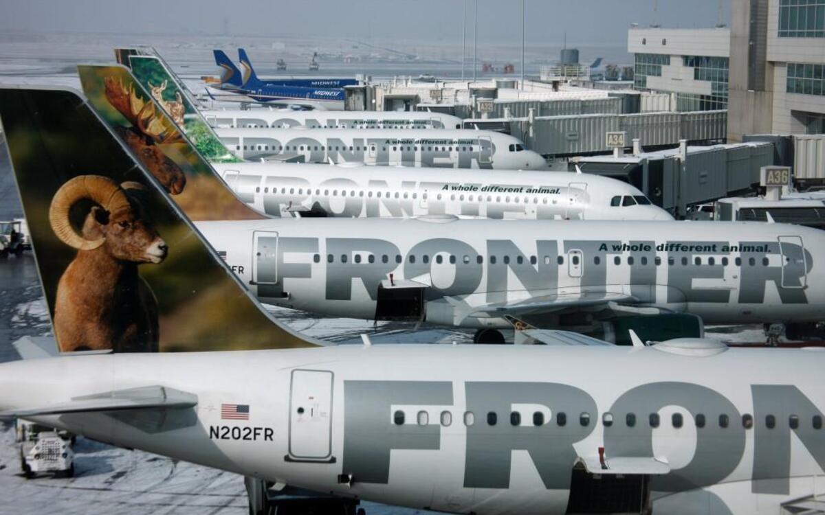 Low-fare Frontier Airlines started selling tickets for the flights Thursday, the Kansas City Aviation Department said.