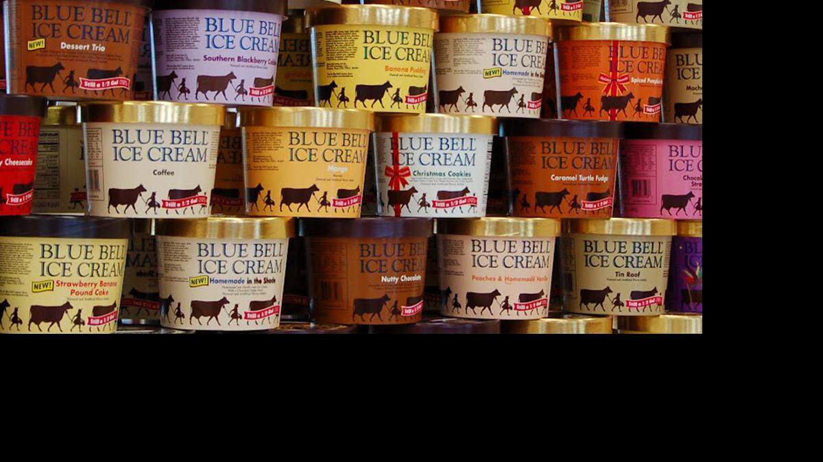 File photo: Blue Bell products