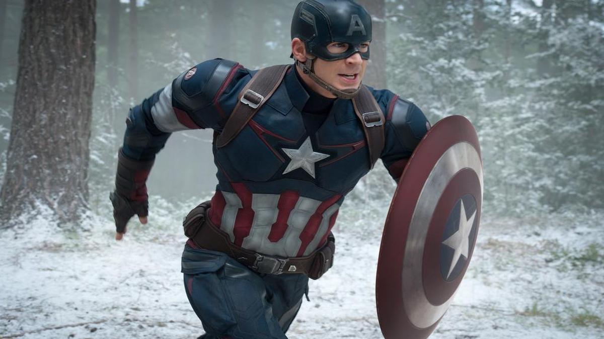 
The federal government is investigating movie distribution practices involving Hollywood studios and major theater owners, including Leawood-based AMC Entertainment. This photo shows Chris Evans as Captain America/Steve Rogers in the new film “Avengers: Age of Ultron.”
