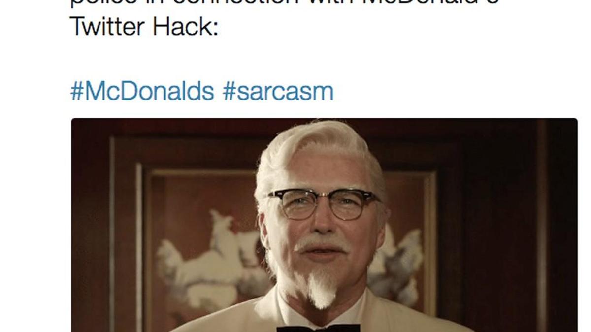 The hack of a corporate McDonald’s account unleashed Twitter on Thursday.
