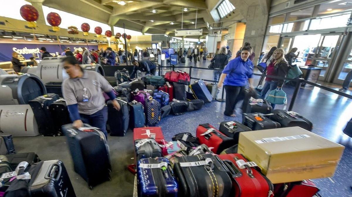 This scene from Thanksgiving is expected to be repeated often in the next two weeks at KCI.