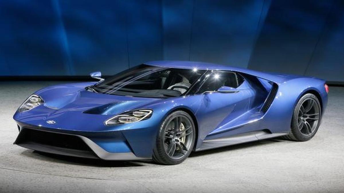 
The new Ford GT was unveiled at the North American International Auto Show on Monday in Detroit. 
