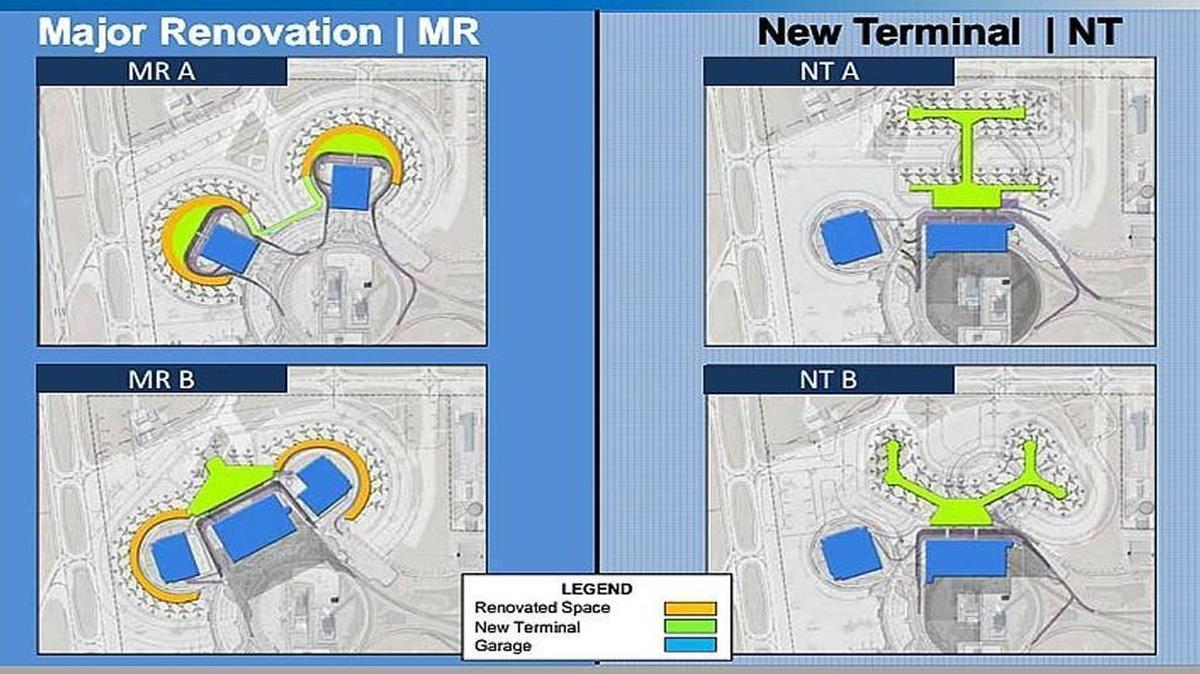 Proposed plans for a new single terminal for Kansas City International Airport were presented Thursday.