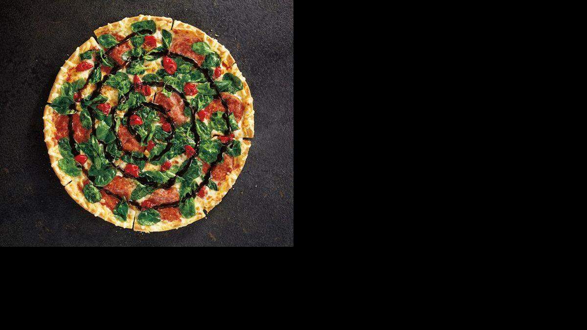 
The Pizza Hut new menu features 10 crust flavors, 16 new recipes including Cherry Bombshell and six new sauces.
