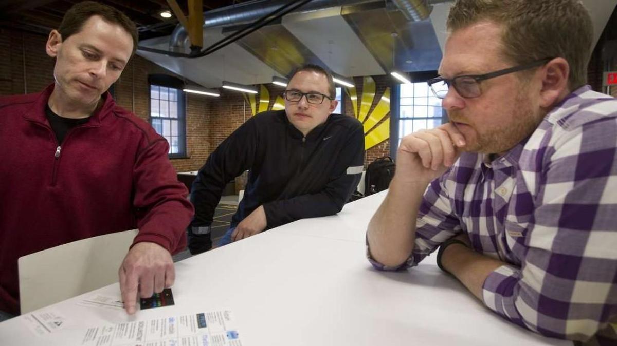 John Fein, left, led the Sprint Accelerator run by Techstars for three years. He has partnered with Plexpod to provide programming at the Plexpod Westport Commons currently in development.
