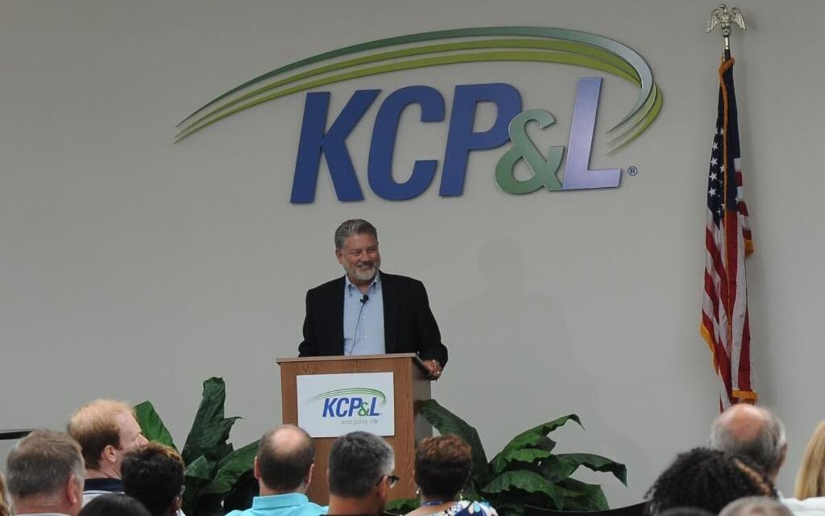 Great Plains Energy CEO Terry Bassham talked last week to employees about the company’s deal to buy Topeka-based Westar Energy Inc.