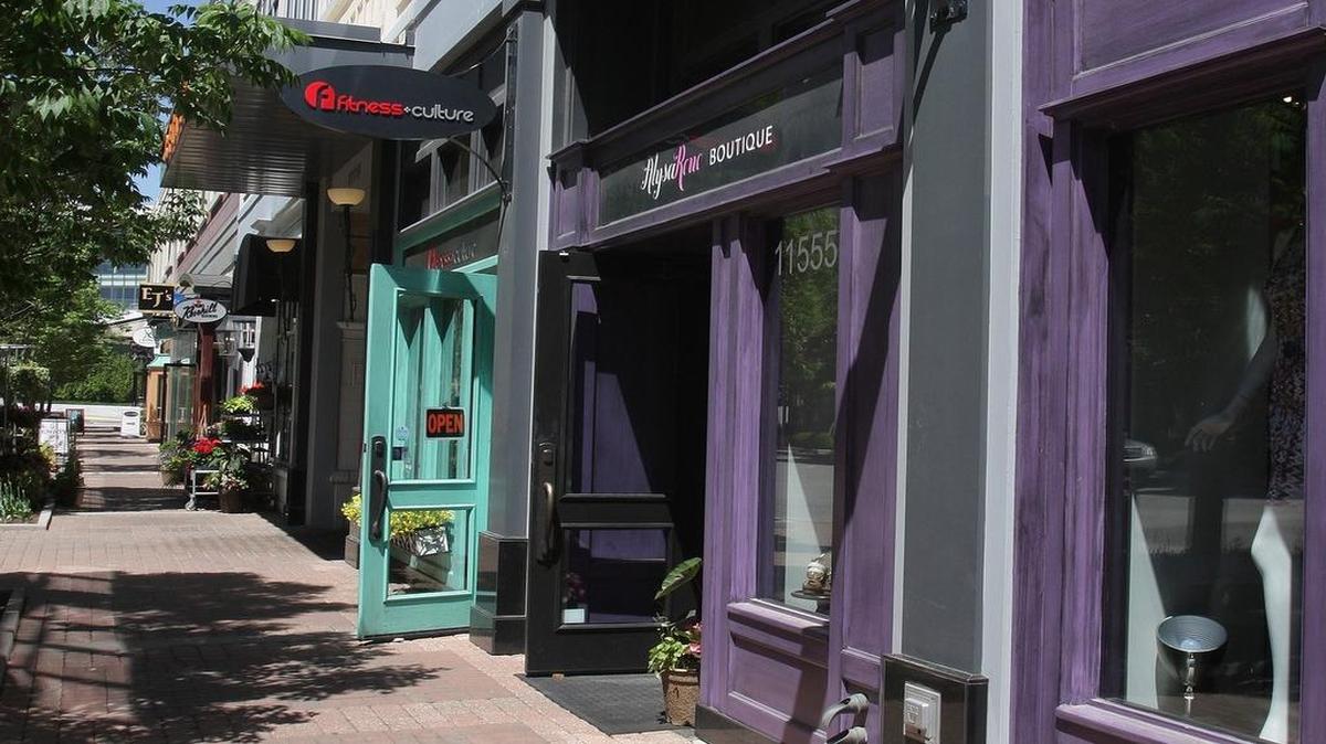 
Park Place includes upscale shopping.
