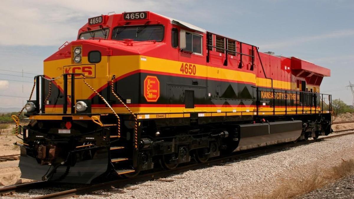 Kansas City Southern said its fourth-quarter revenue of $598 million was down 7 percent from the fourth quarter of 2014. It said overall freight shipping volume was 2 percent lower.