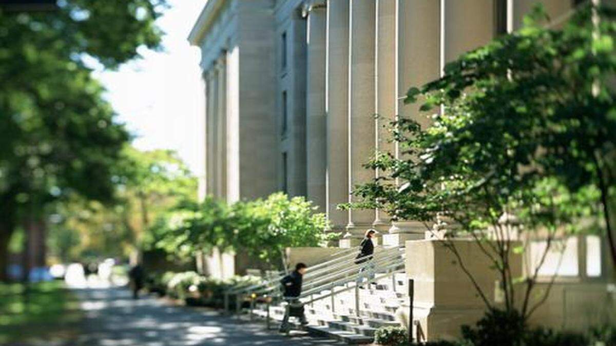 
Langdell Hall at Harvard Law School in Cambridge, Mass.
