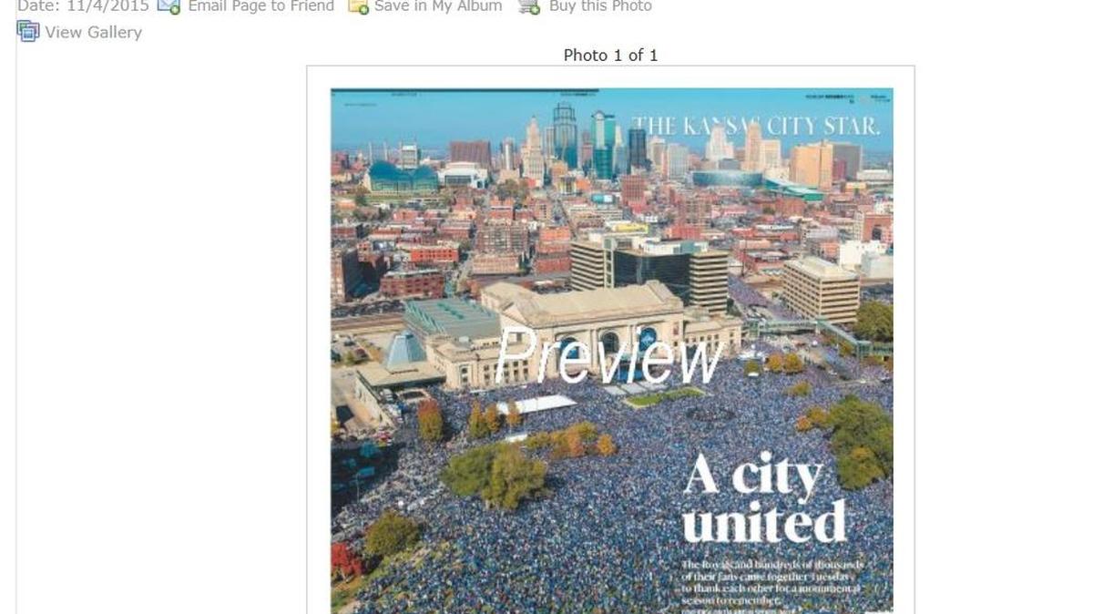 Reproductions of any front page are available from The Star
