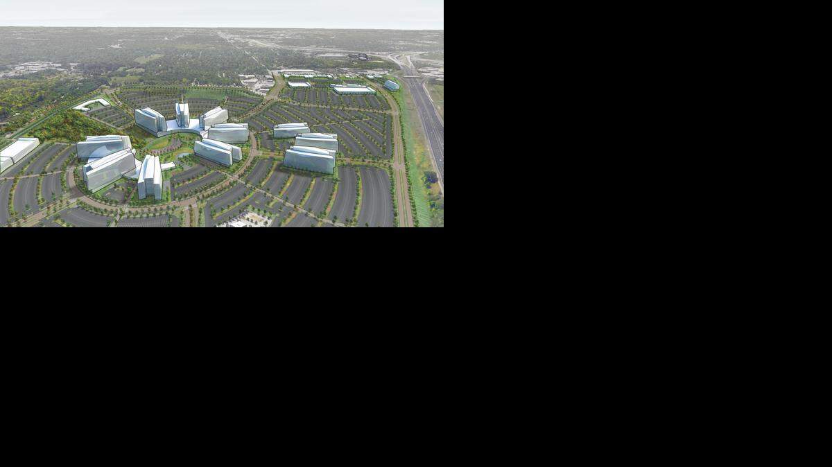 
Cerner’s $4.45 billion Three Trails project in south Kansas City is expected to look something like this when completed. 
