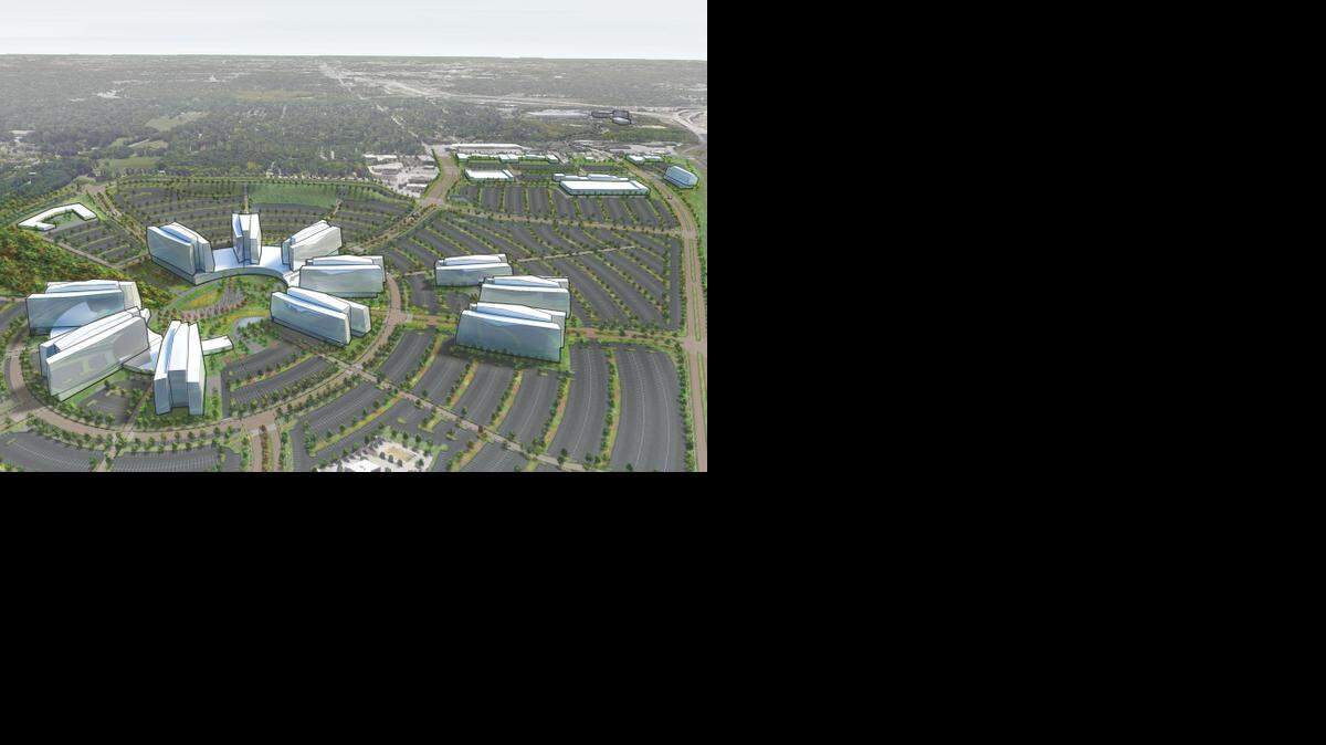 
The Cerner campus as it was originally planned
