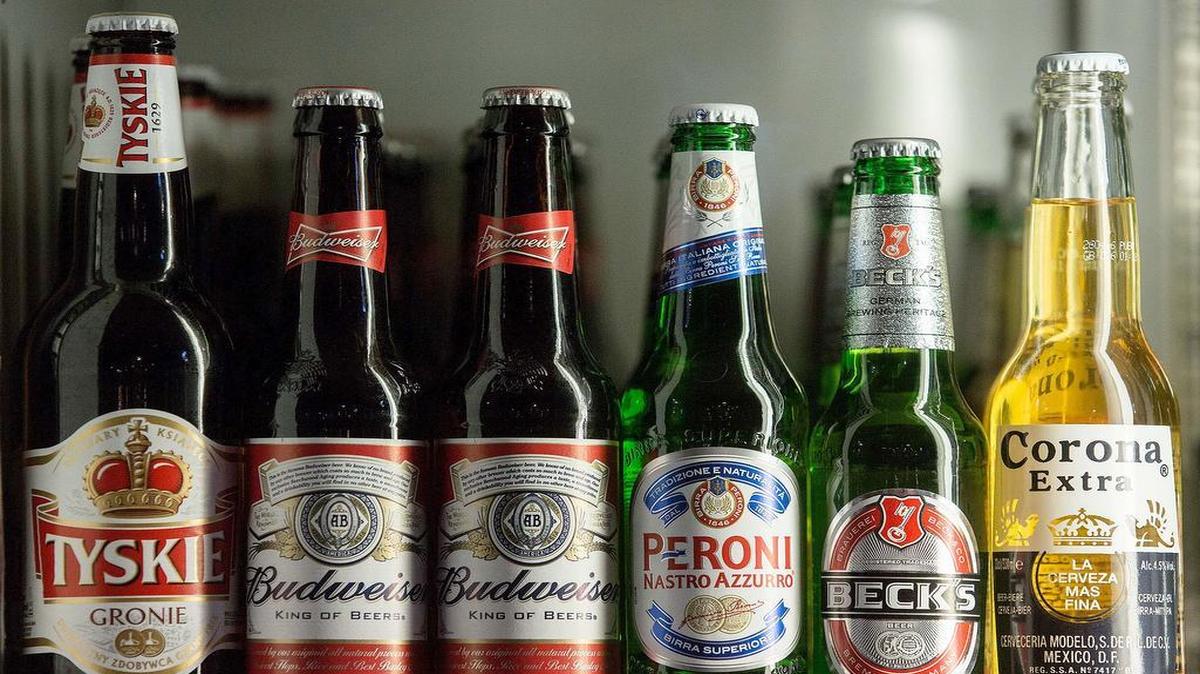 
A merger would bring some of the world’s most popular beers under one roof. 
