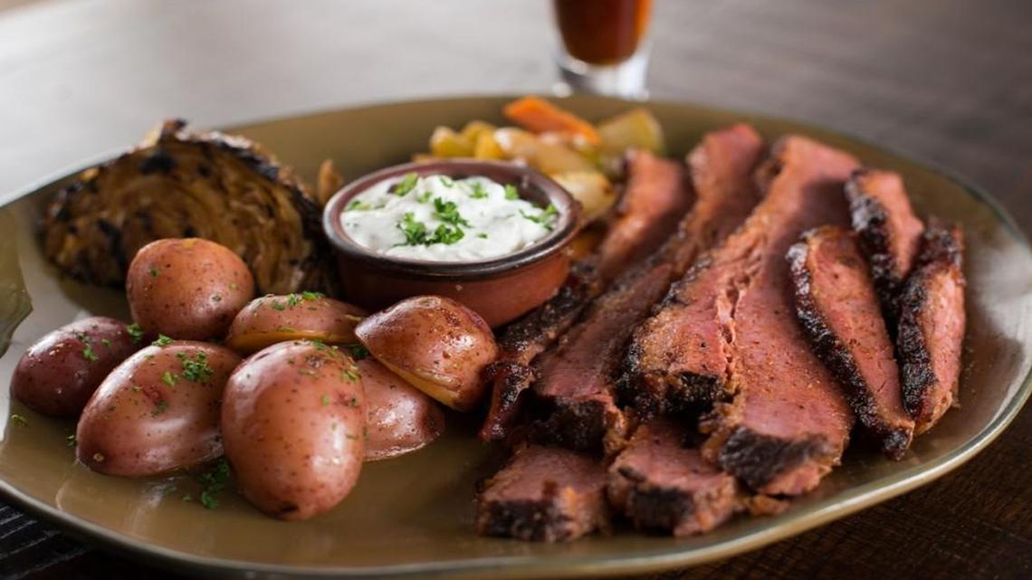 Q39 will feature a St. Patick’s Day smoked corned beef brisket plate with grilled cabbage and root vegetables.