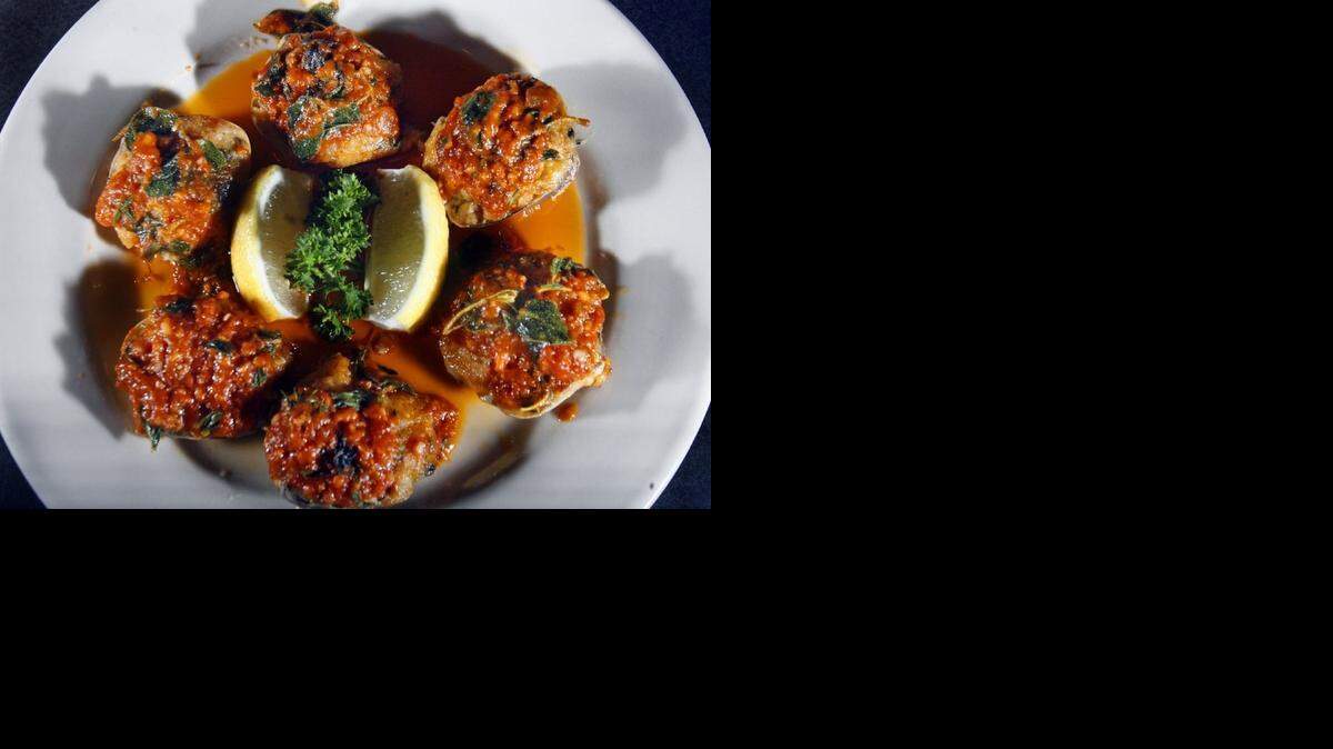 
The baked clams at Garozzo’s.
