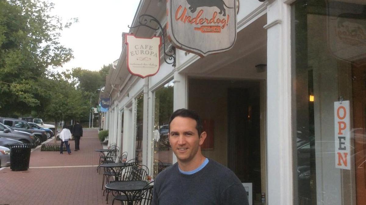 Ryan Sciara’s Underdog Wine Co. is next door to Cafe Europa in the Crestwood Shops.