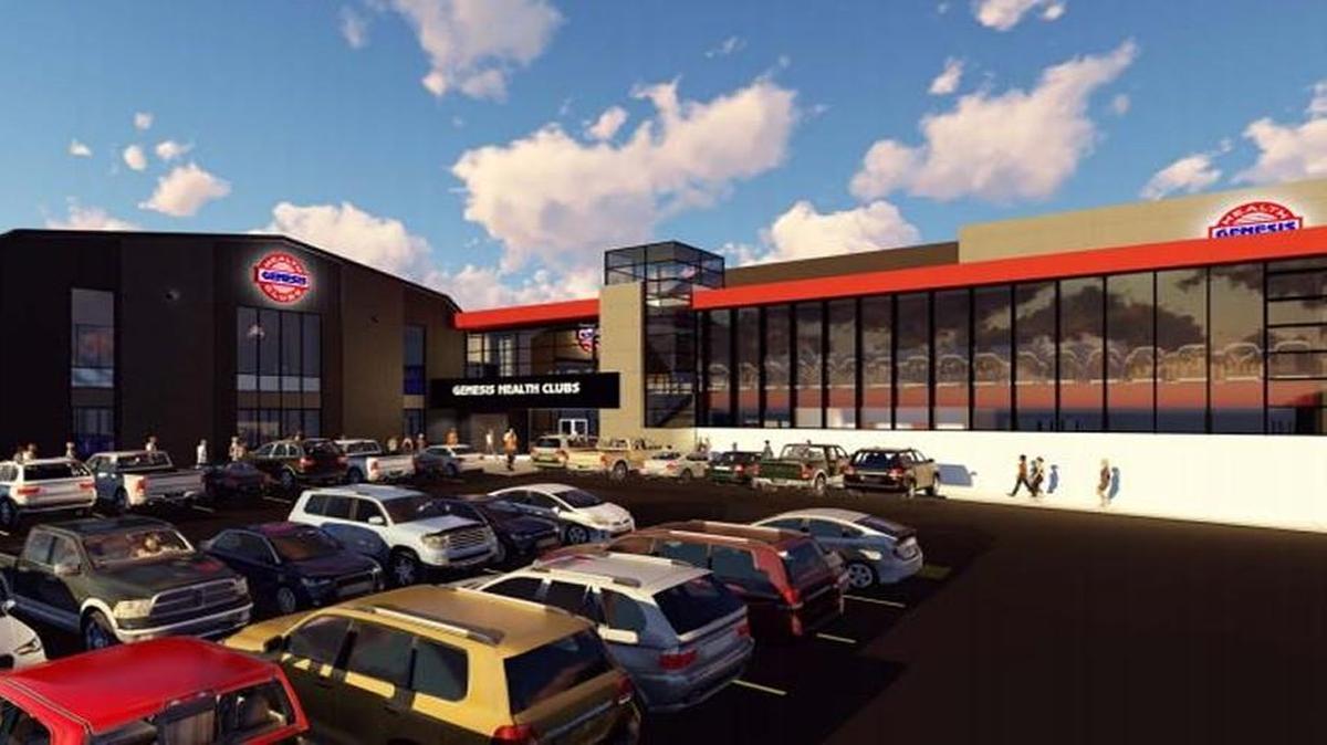 A rendering of the expanded flagship Overland Park gym.