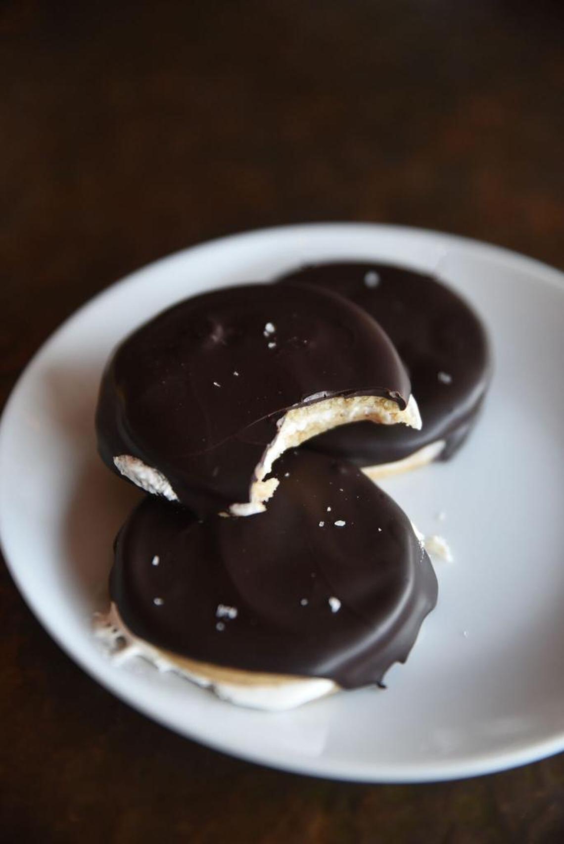 Dolce Bakery in Prairie Village is offering moon pies with house-made marshmallow fluff.