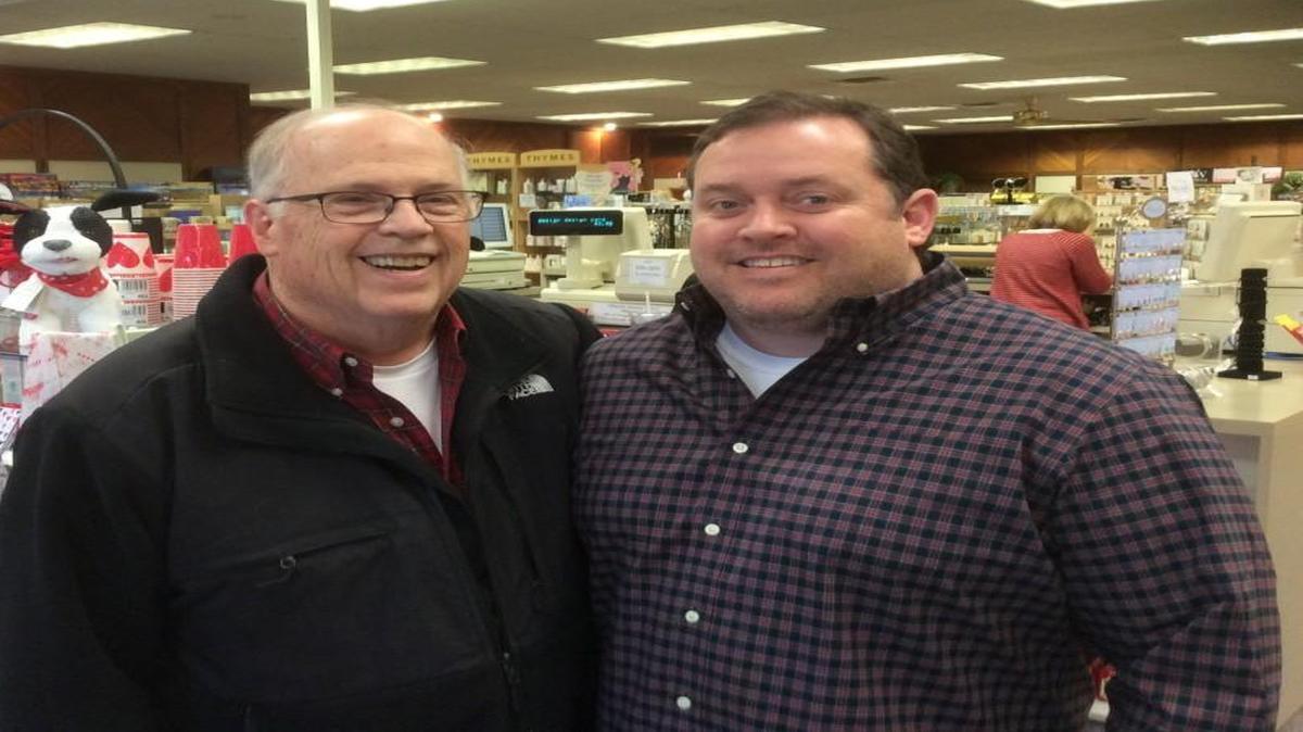 Bob Harsh, left, and his son, David Harsh.