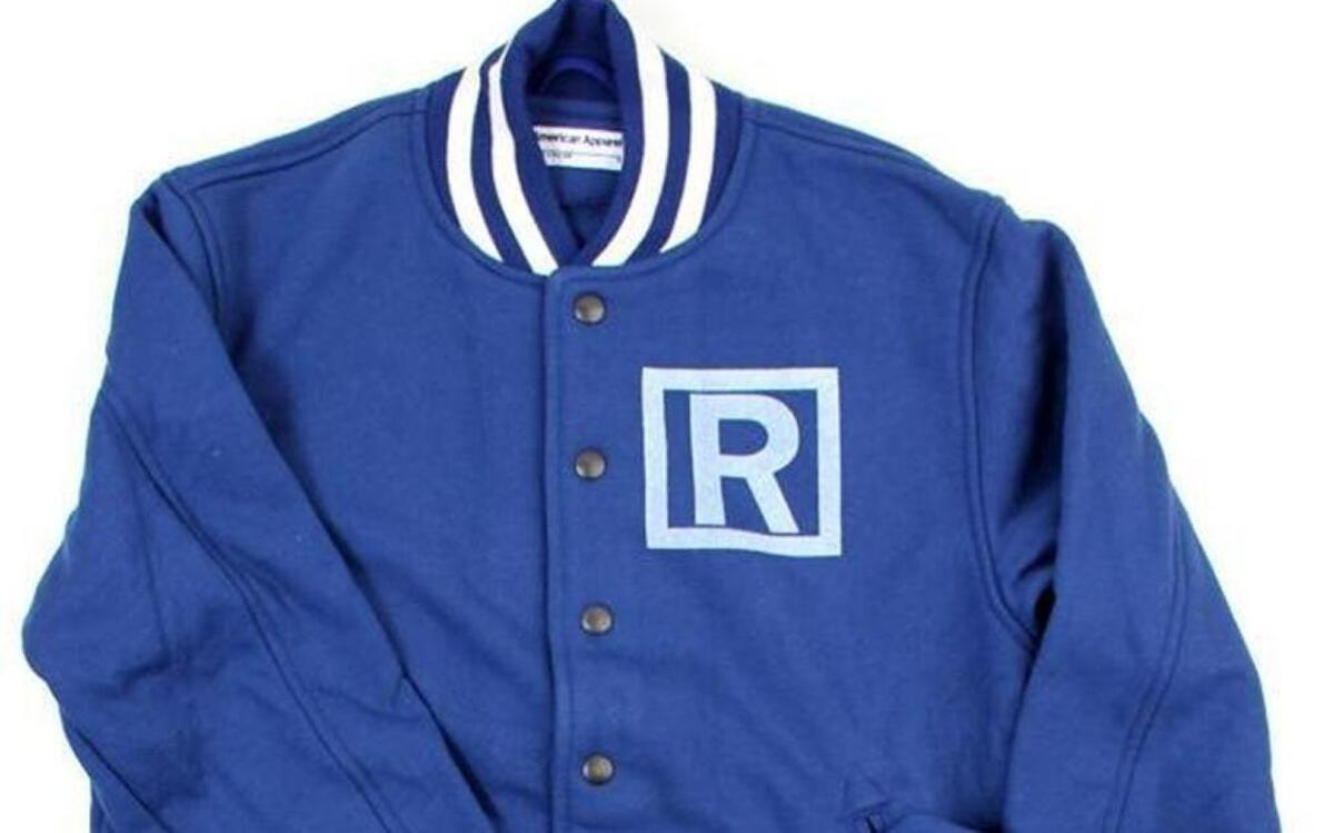 This KC Jacket in royal blue cotton is lined with heavy terry cloth. It costs $60 at Raygun in the Crossroads Arts District.