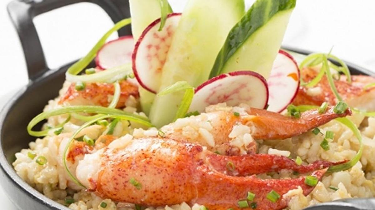 Lobster fried rice at 801 Fish in Leawood.