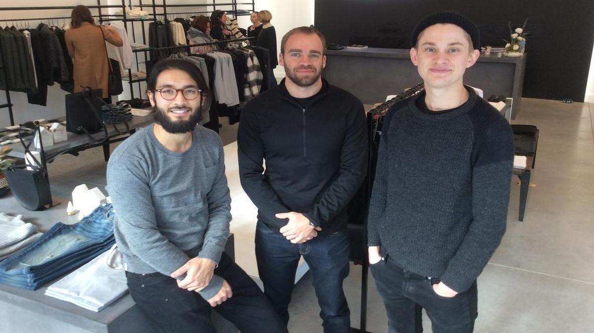 Tyler Enders (from left), Thomas McIntyre and Adam Pfeifer own Anaphora.