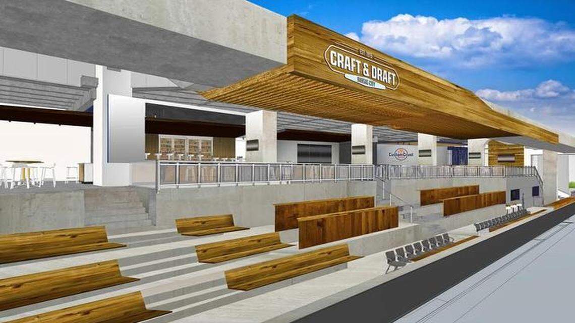 
Craft & Draft represents an expanded partnership of the Kansas City Royals, Boulevard Brewing and their wholesaler, Central States Beverage. It will feature more than 75 different craft beers and a quick-fire pizzeria.
