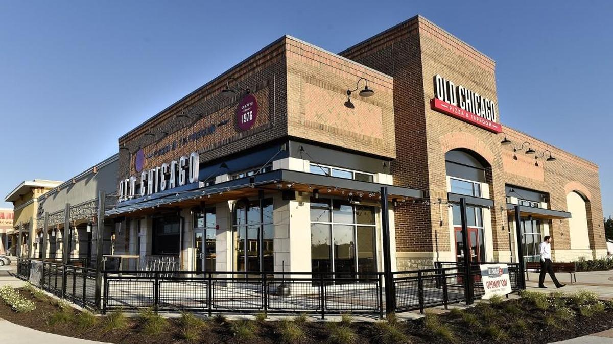 Old Chicago Pizza & Taproom at 8251 N. Booth Ave.