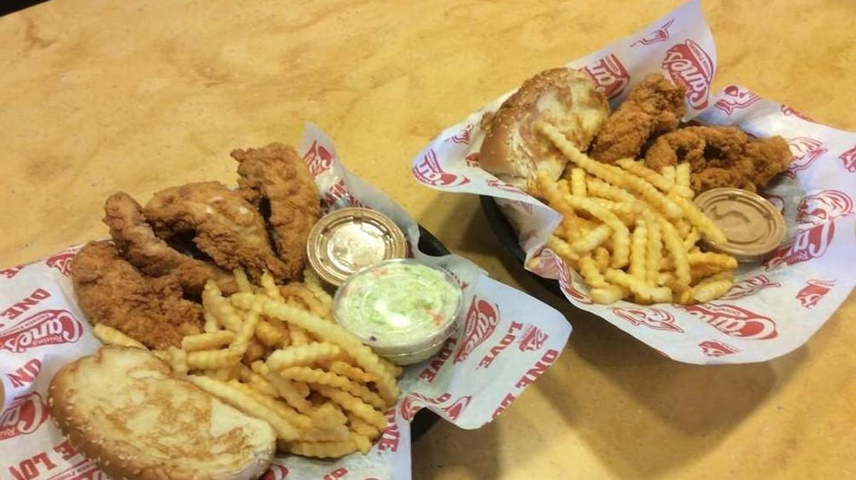 Raising Cane’s specializes in chicken fingers made from fresh, premium chicken.