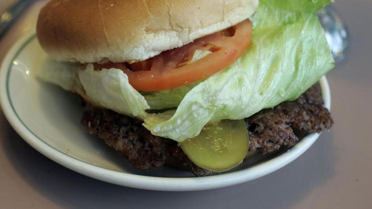 
The Windstead's single steakburger. 
