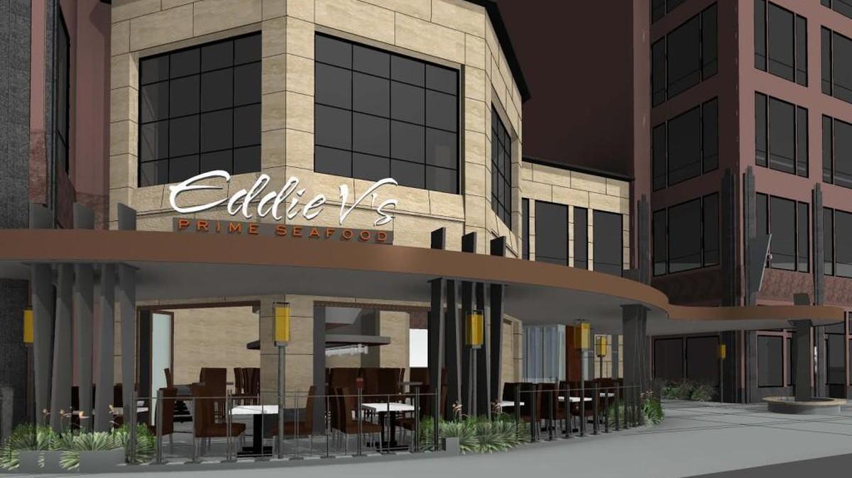 A rendering of Eddie V’s Prime Seafood, before it opened in Kansas City’s Country Club Plaza.
