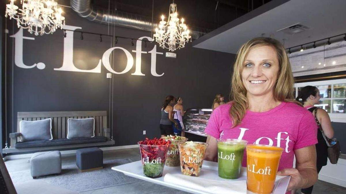 
Jill Minton at T. Loft in Leawood’s Park Place.
