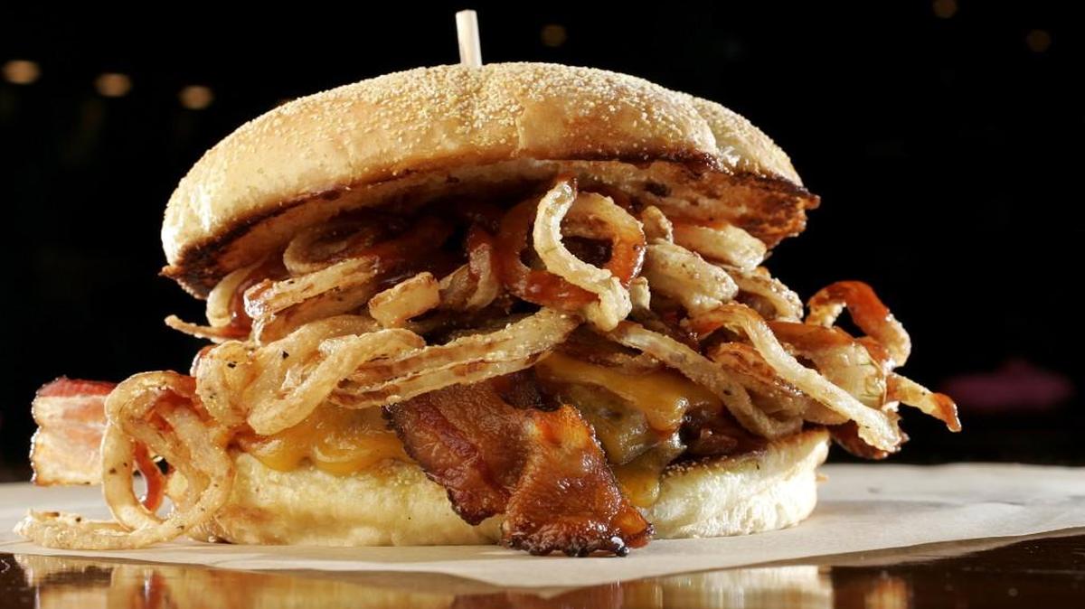 The Roadhouse burger at BRGR Kitchen + Bar.