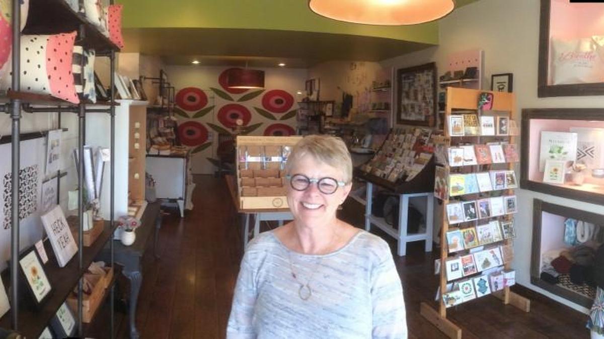 Karen Tholen, a partner in Mash Handmade with her daughter, Amanda Long.