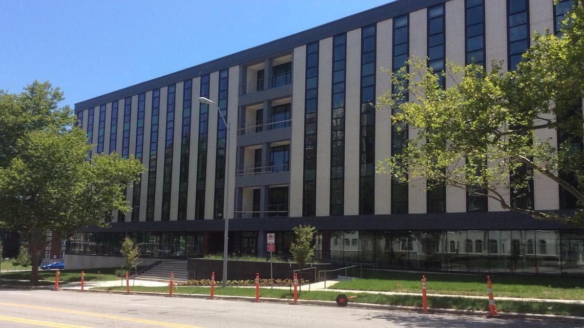 The new International apartment building