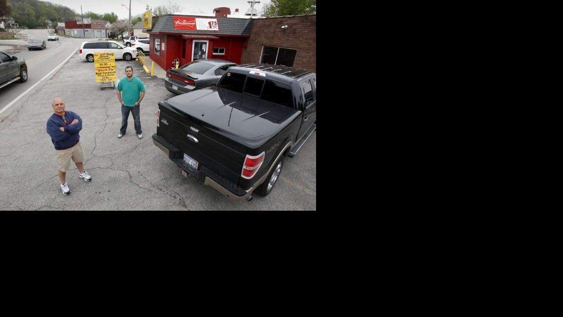 
Ron Quick, left, and his son Dustin at Quick’s.
