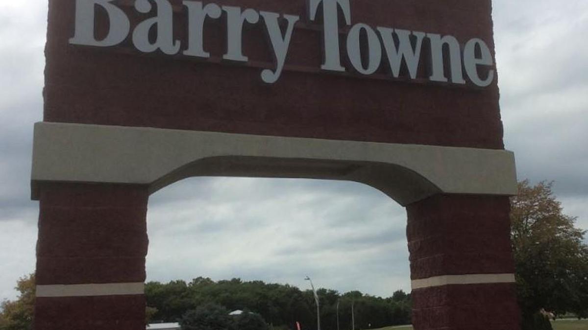 The Barry Towne improvements will include new monument signs, new facades, landscaping, lighting and paving.